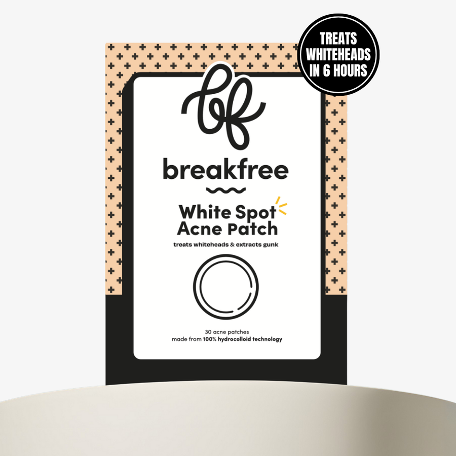 White spot acne patch