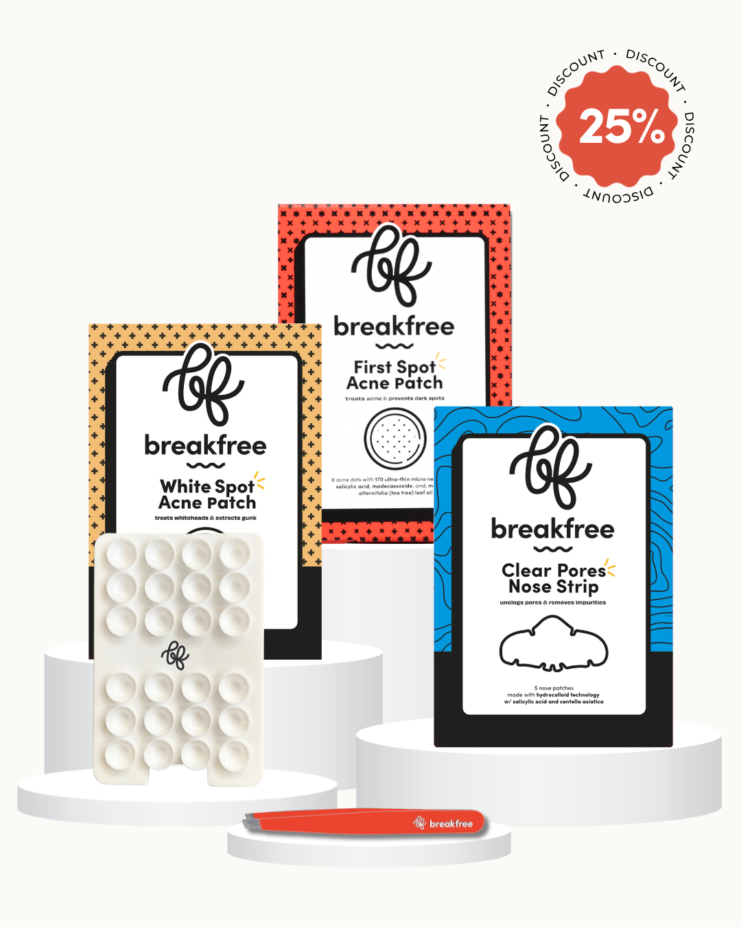 The Emergency Kit + Free Tweezers & Phone Case Patches Holder